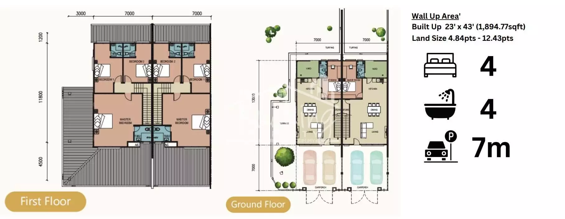 Double Storey Layout