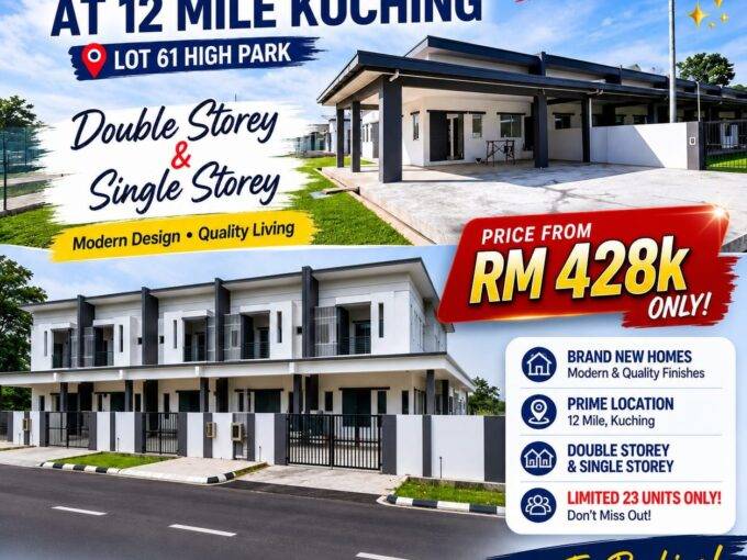 Brand New Double & Single Storey at Batu 12 JPJ